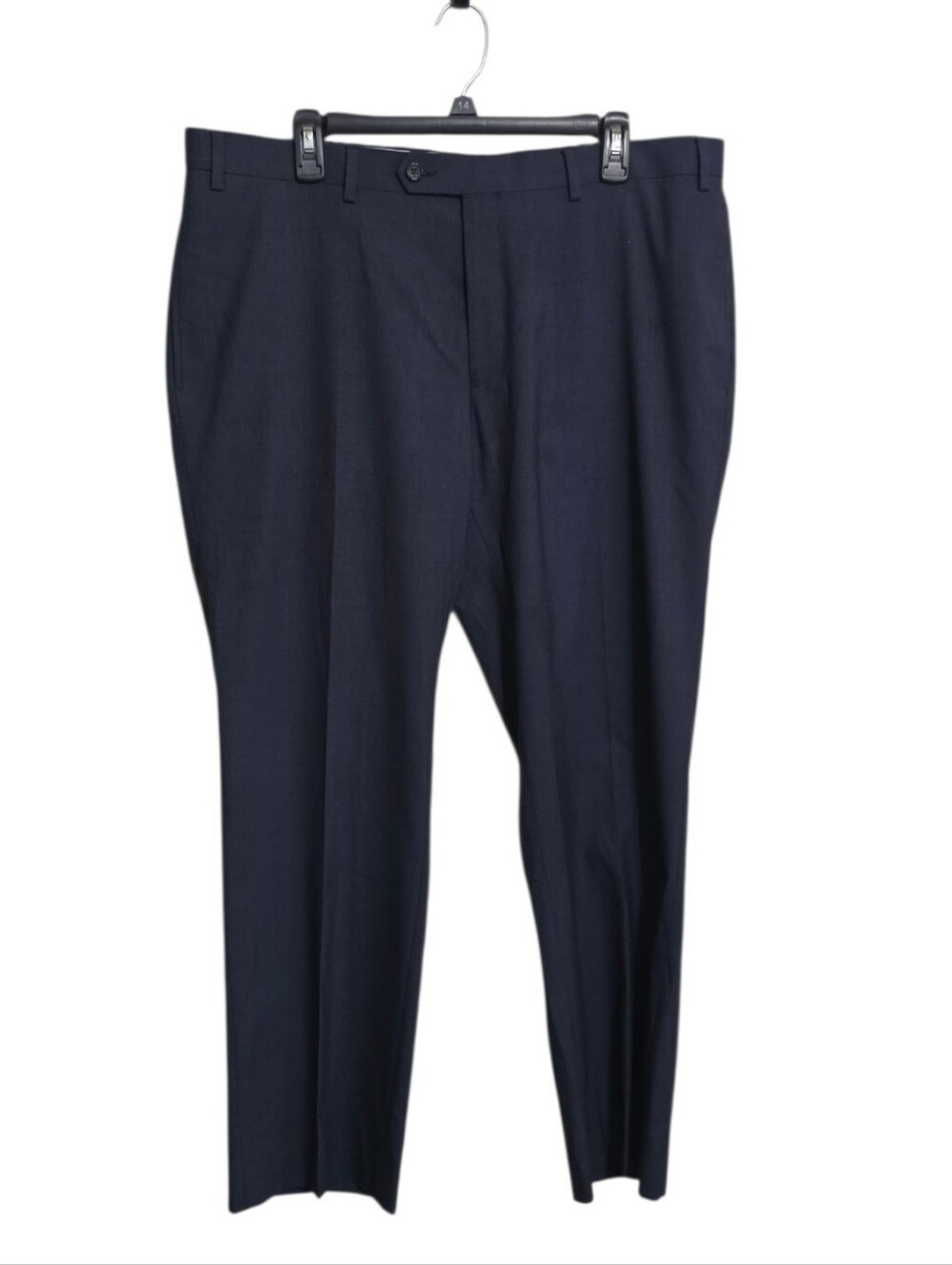 Ralph Lauren Navy Blue Windowpane Plaid Slacks Dress Pants 38X29 Corpcore